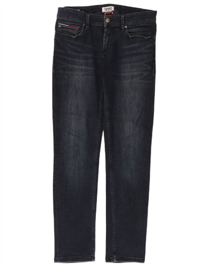 Tommy Hilfiger Herre Slim Jeans W30 L32 Marineblå Bomuld