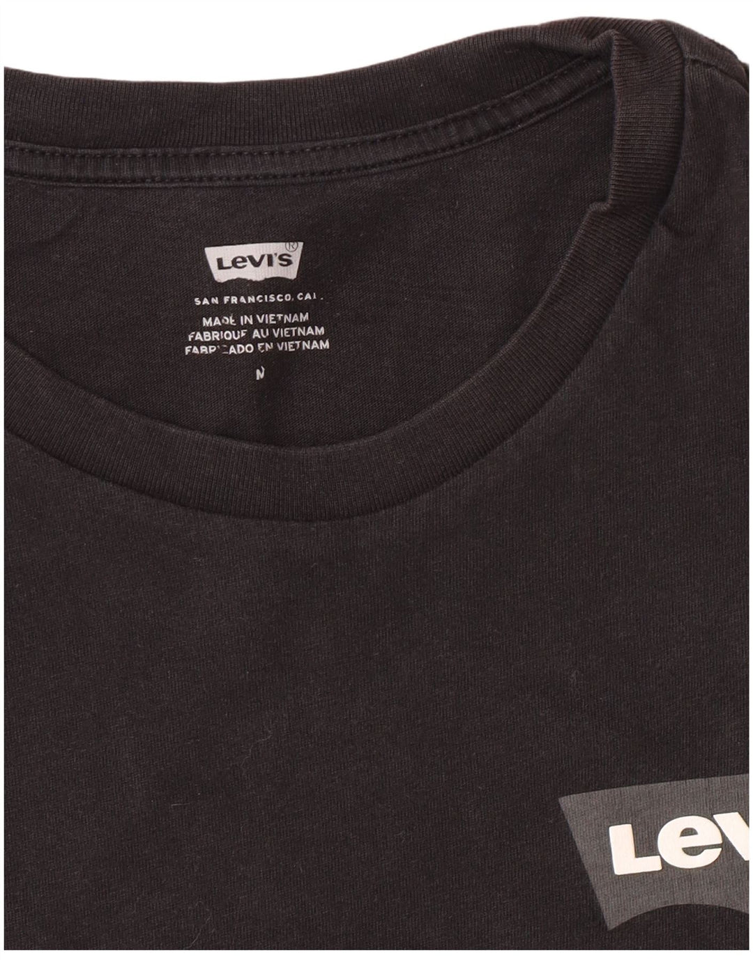 Levi's Herre T-Shirt Top Medium Sort