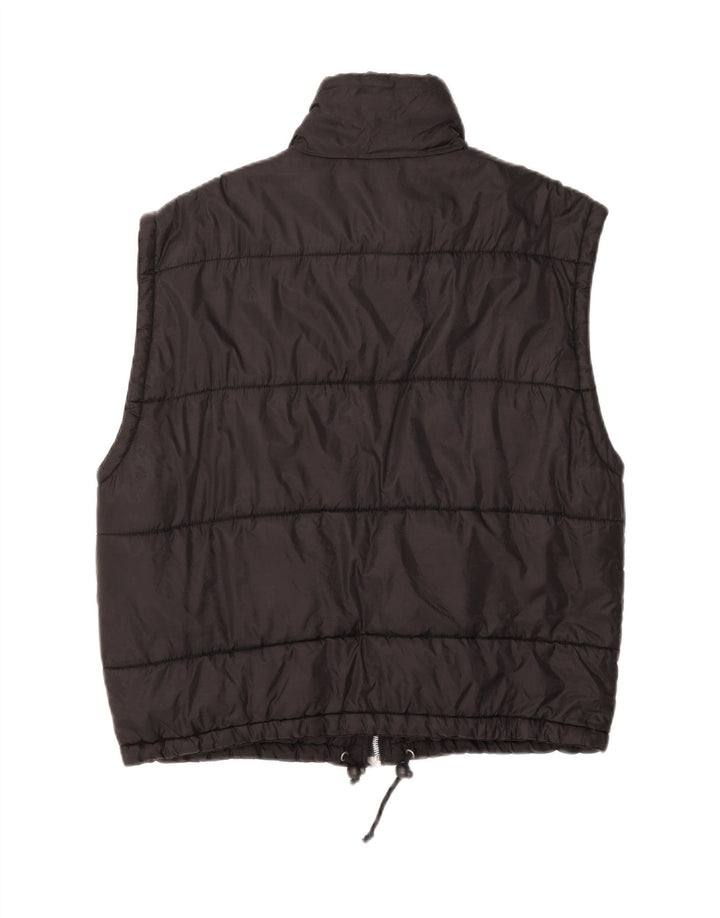 GLENFIELD Mens Padded Gilet UK 38 Medium Black Polyamide