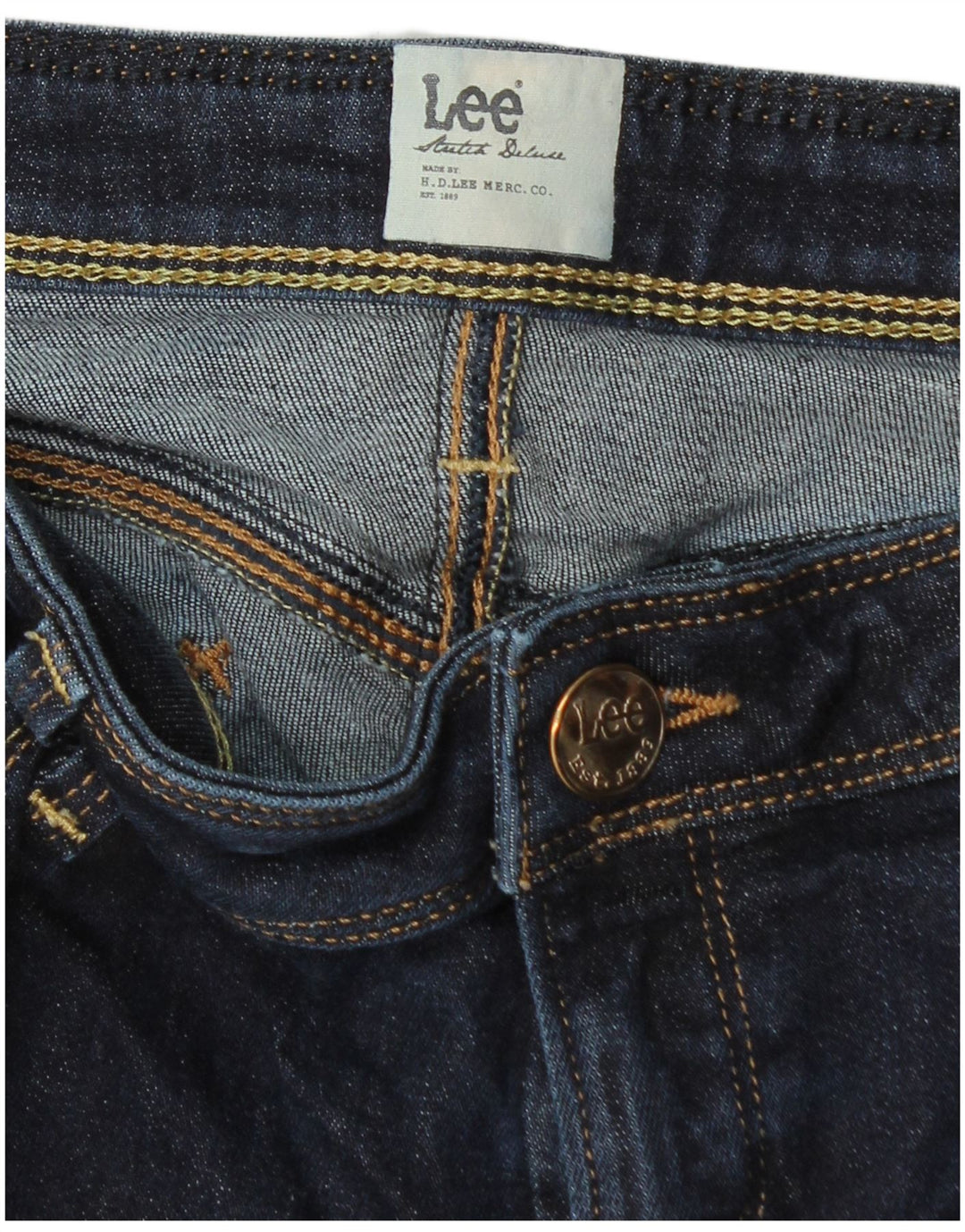 Lee Dame Skinny Jeans W28 L30 Marineblå