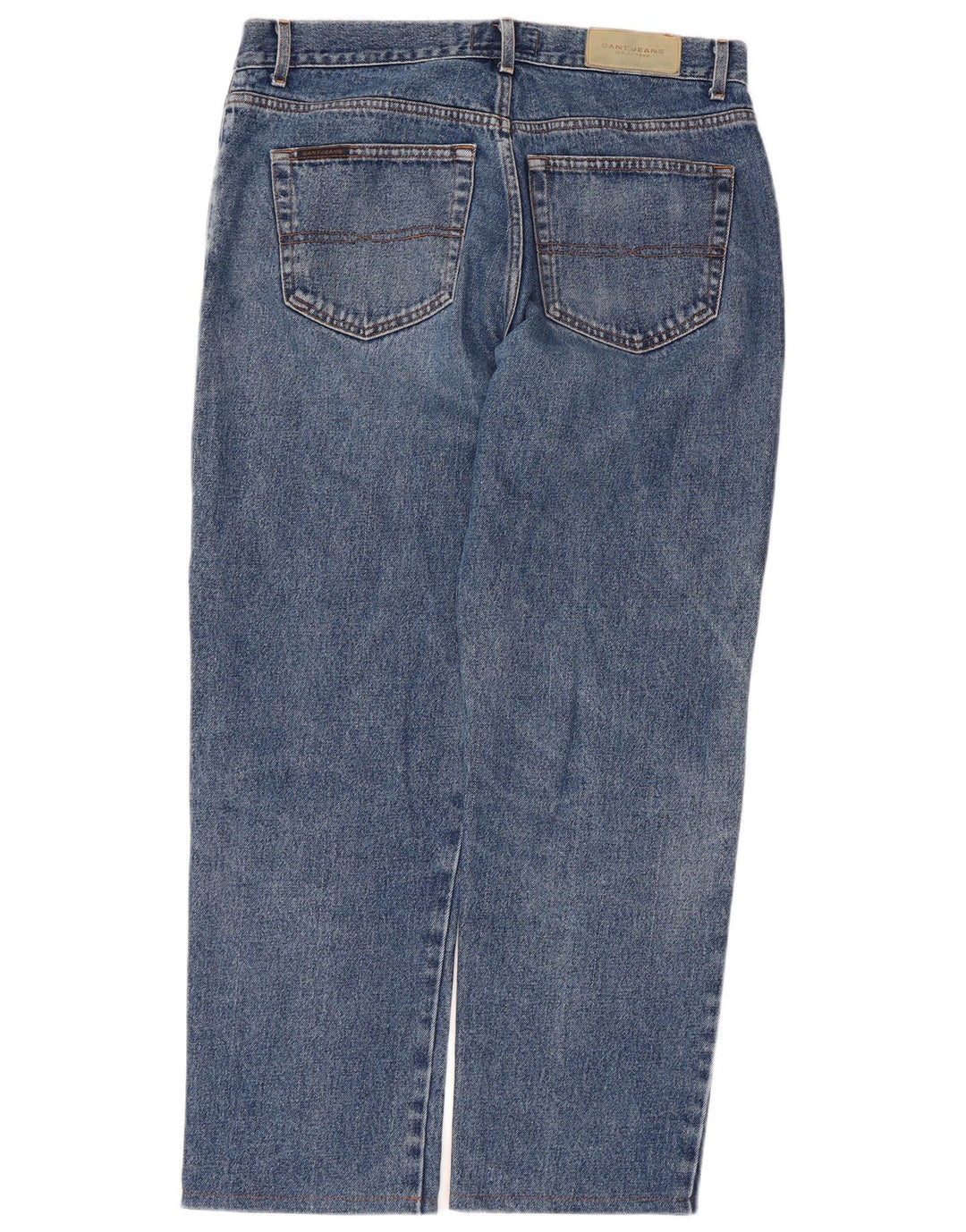 Gant Herre Regular Straight Jeans W34 L27 Blå Bomuld