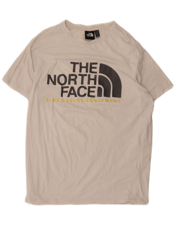 The North Face Herre Grafisk T-Shirt Top 2XL Hvid Bomuld