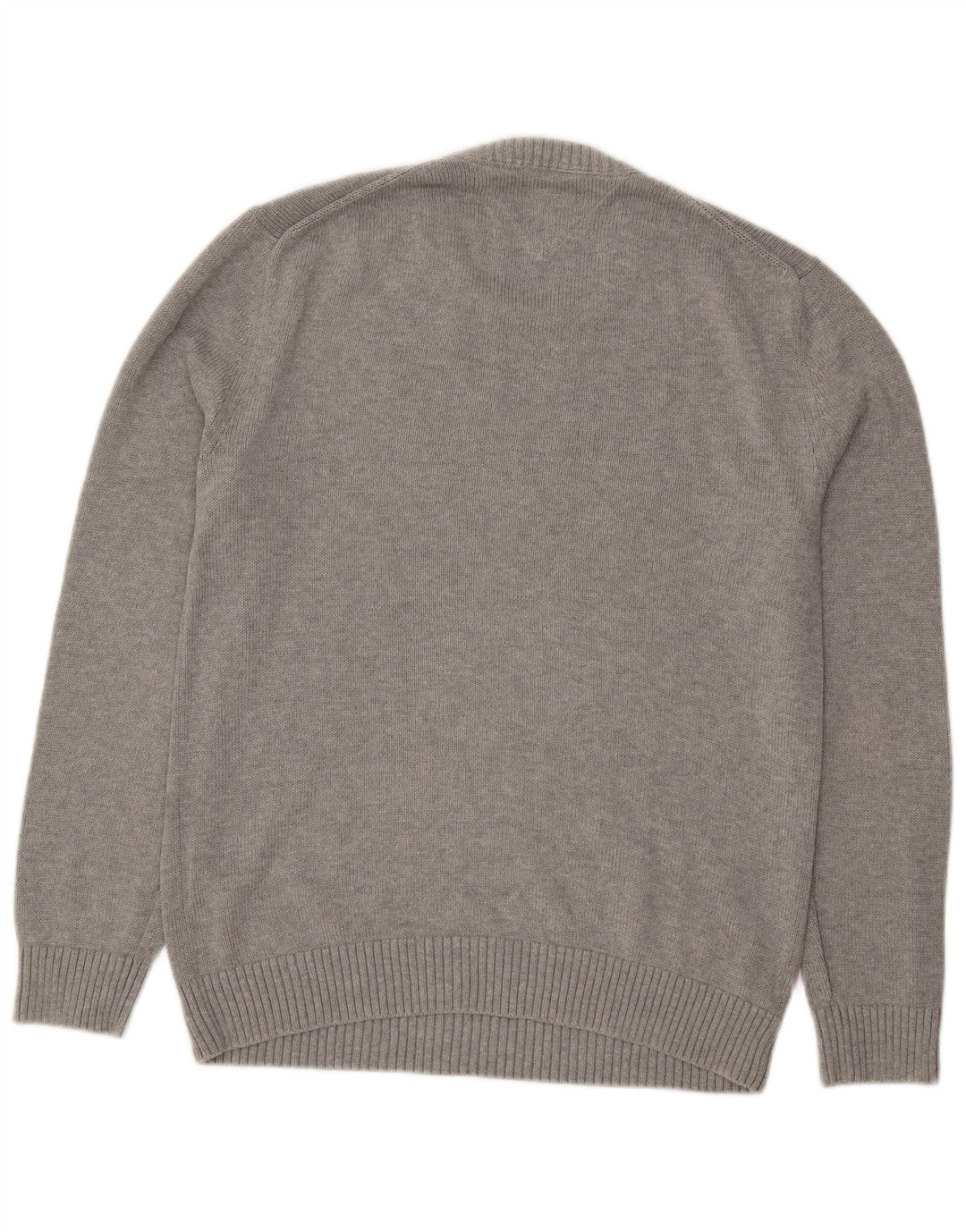 Tommy Hilfiger Herre Crew Neck Jumper Sweater Medium Grå Bomuld