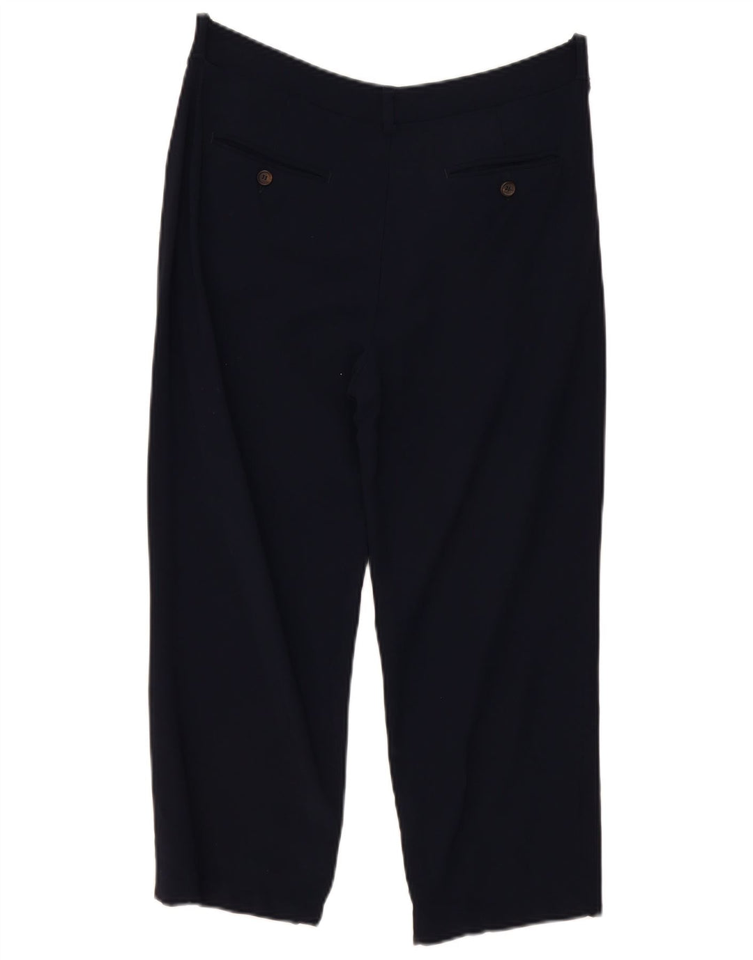 Max Mara Dame Capri Bukser W30 L23 Marineblå