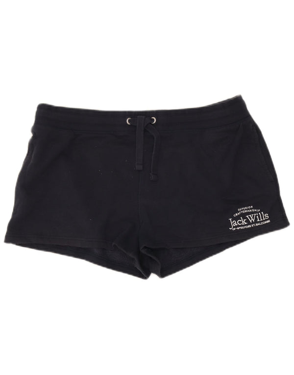 Jack Wills sportsshorts til kvinder UK 18 XL marineblå bomuld