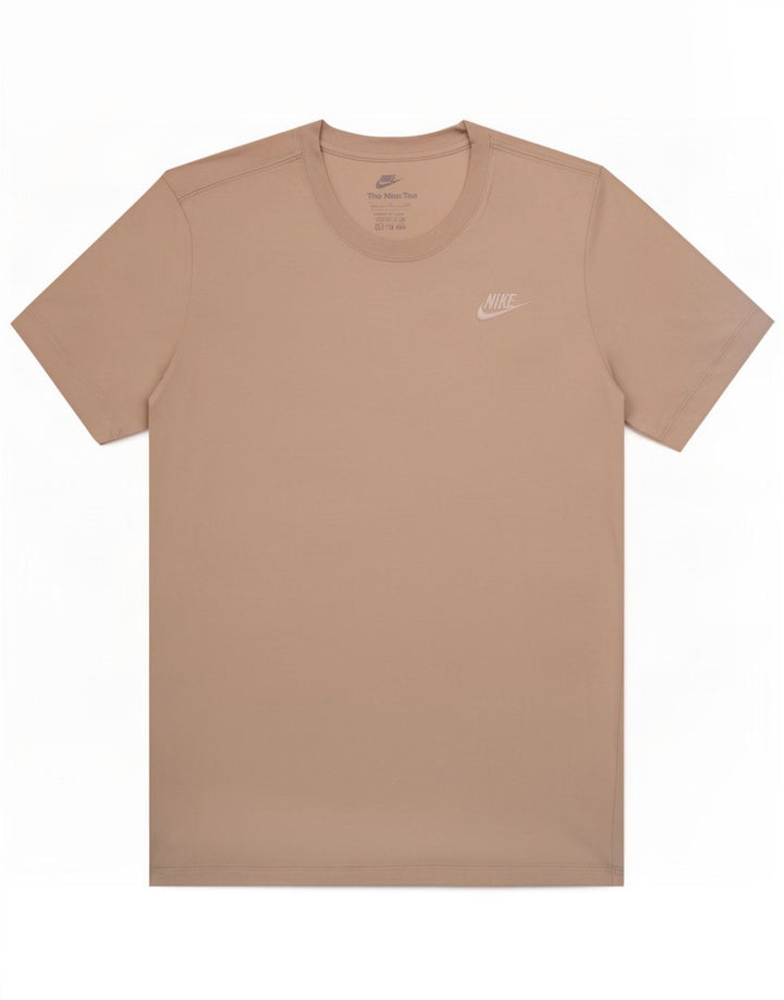Nike T-shirt top til mænd, lille råhvid bomuld