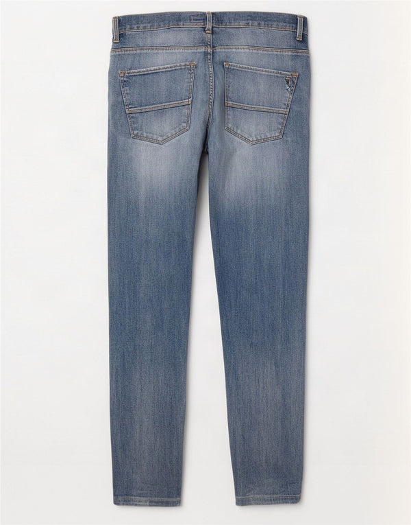 Trussardi Slim Jeans til mænd W32 L30 blå bomuld