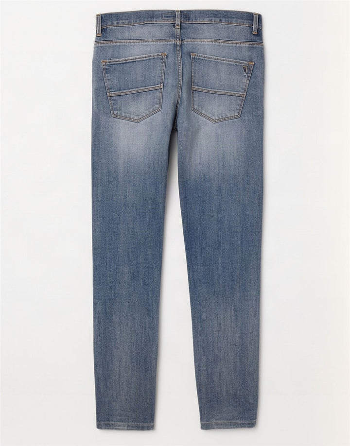 Trussardi Slim Jeans til mænd W32 L30 blå bomuld