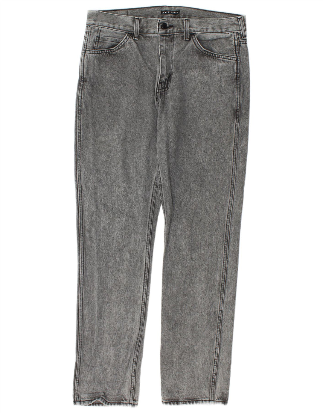 Levi's Slim Jeans til mænd W33 L32 Grå bomuld