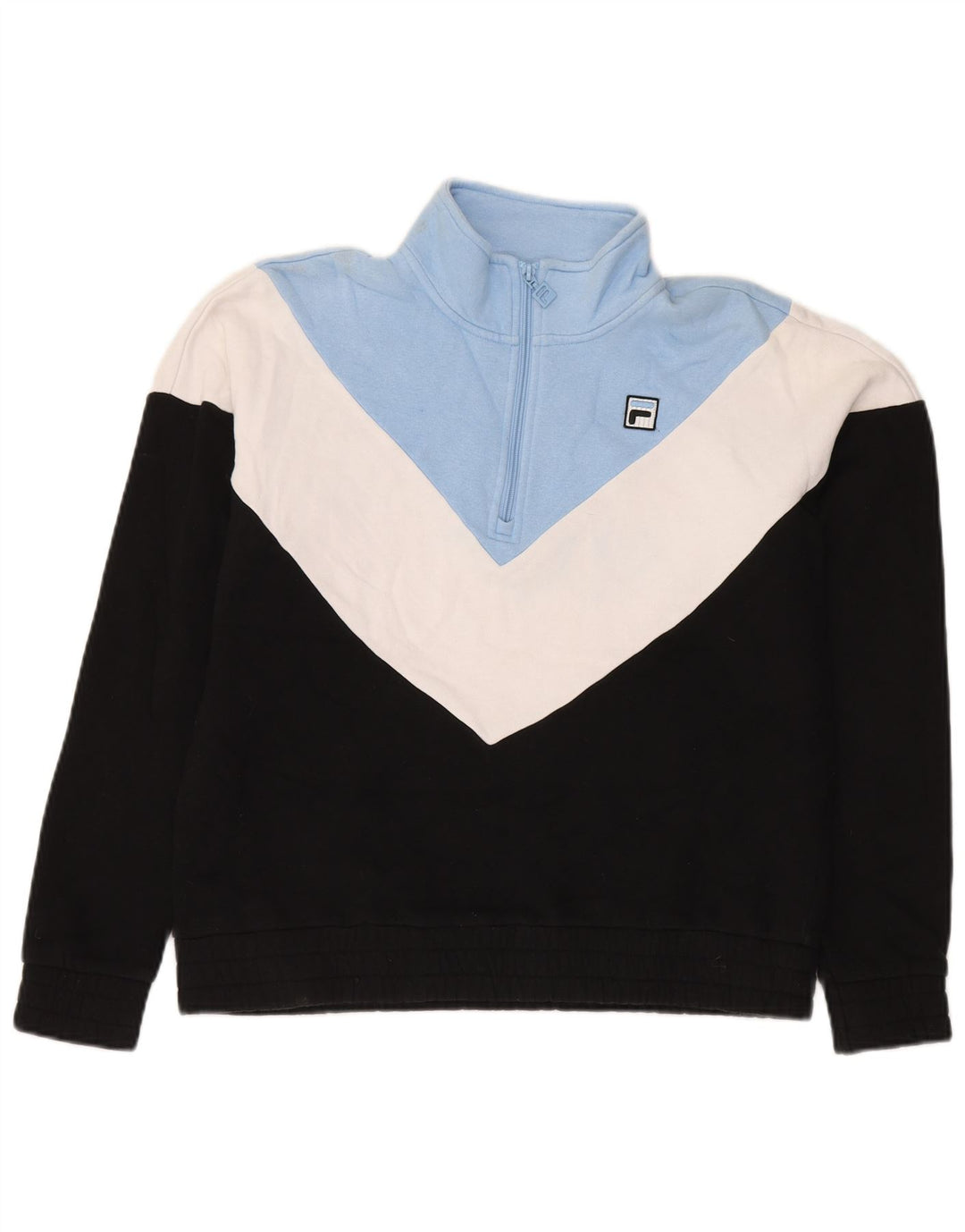 Fila Sweatshirt med lynlås til kvinder DK 14 Medium Sort Colourblock