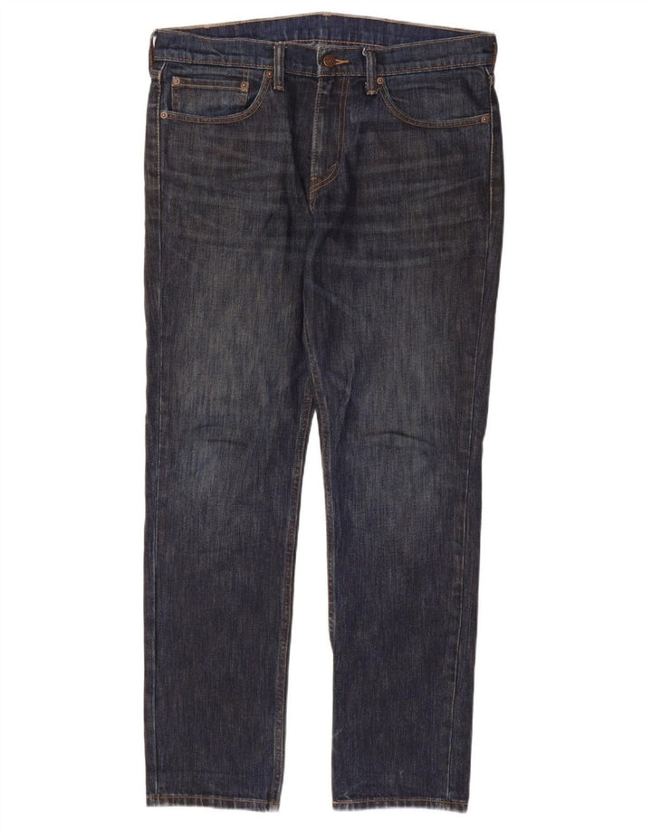 Levi's Herre 511 Slim Jeans W34 L32 Marineblå Bomuld