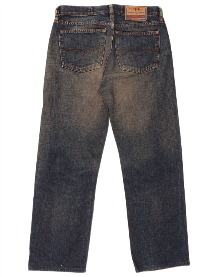 DIESEL Herre Cropped Jeans W28 L25 Blå Bomuld