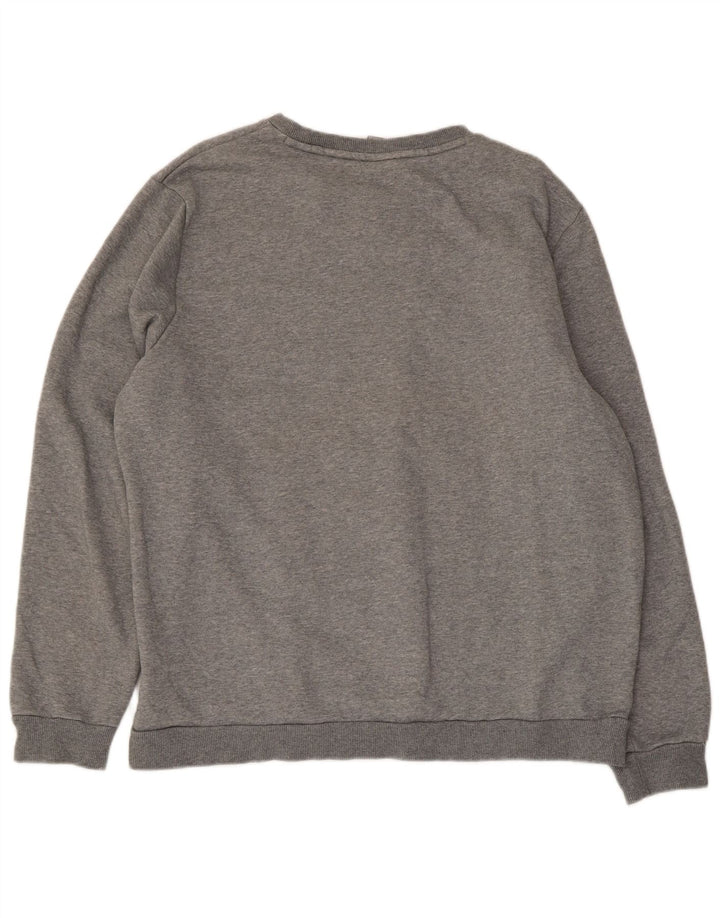 Puma Sweatshirt til mænd XL Grå Flecked Bomuld