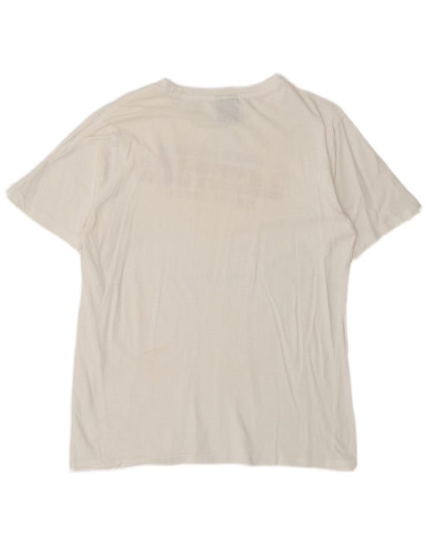 Champion Boys Grafisk T-Shirt Top 15-16 år 2XL Hvid