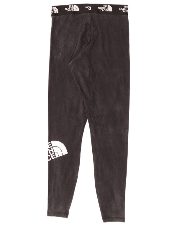 The North Face Kvinders Grafiske Leggings UK 10 Small Black Bomuld