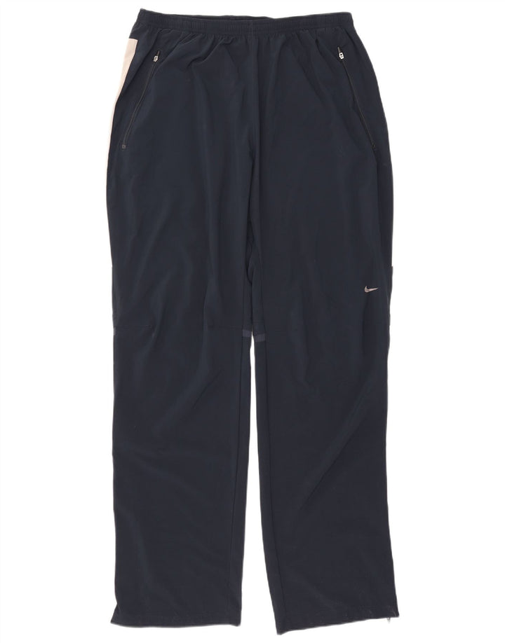 Nike Træningsdragtsbukser til mænd XL Marineblå Colourblock Polyester
