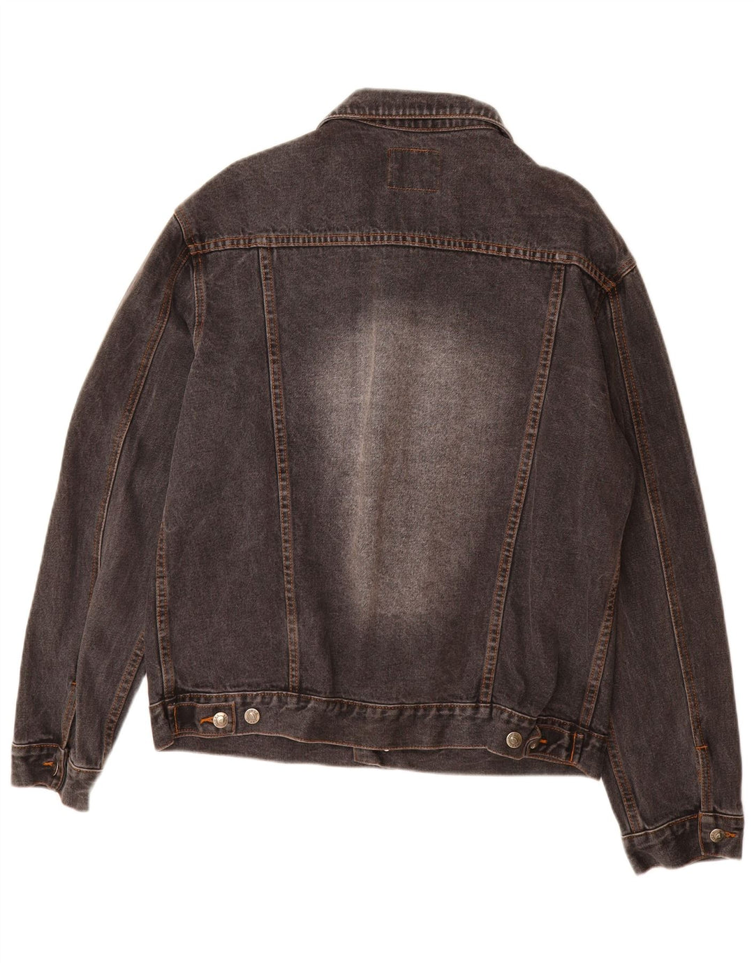 TIMES Denimjakke til mænd UK 42 XL Grå bomuld