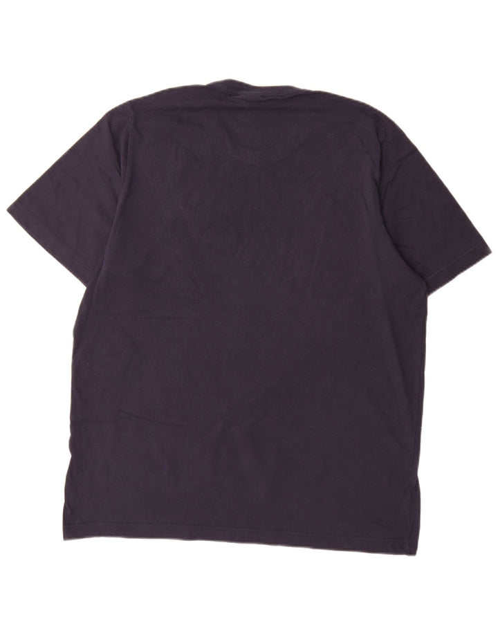 Adidas Herre T-Shirt Top Stor Marineblå Bomuld