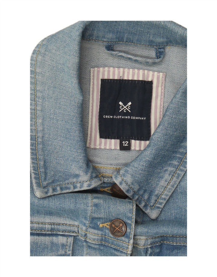 Crew Clothing Dame denimjakke UK 12 Medium Blue