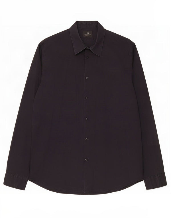 Scotch & Soda herreskjorte XL marineblå bomuld