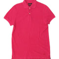 MASSIMO DUTTI Mens Regular Fit Polo Shirt Small Pink Cotton Vintage Massimo Dutti and Second-Hand Massimo Dutti from Messina Hembry 