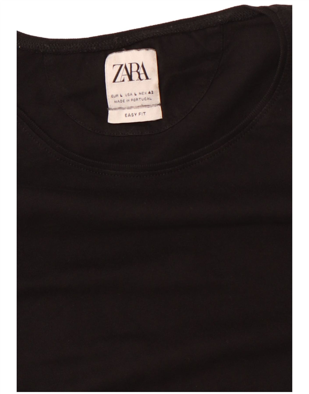 Zara Dame Easy Fit T-Shirt Top UK 14 Large Sort