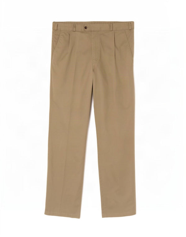 Liberty Herre Pegged Suit Bukser W38 L31 Beige Bomuld