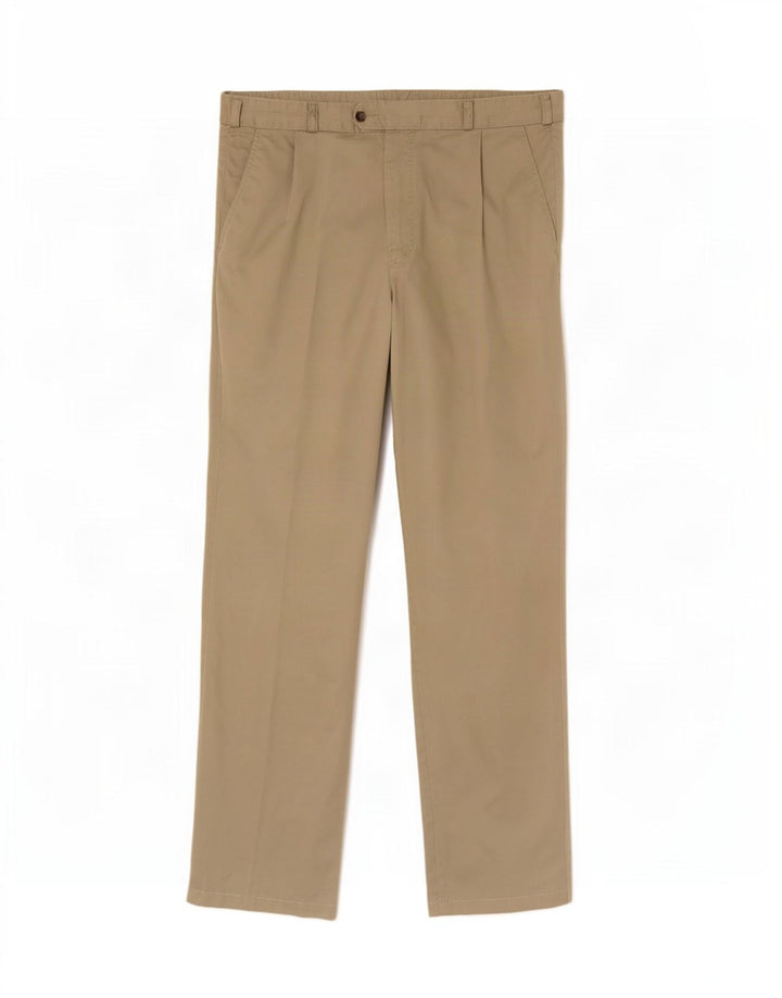 Liberty Herre Pegged Suit Bukser W38 L31 Beige Bomuld