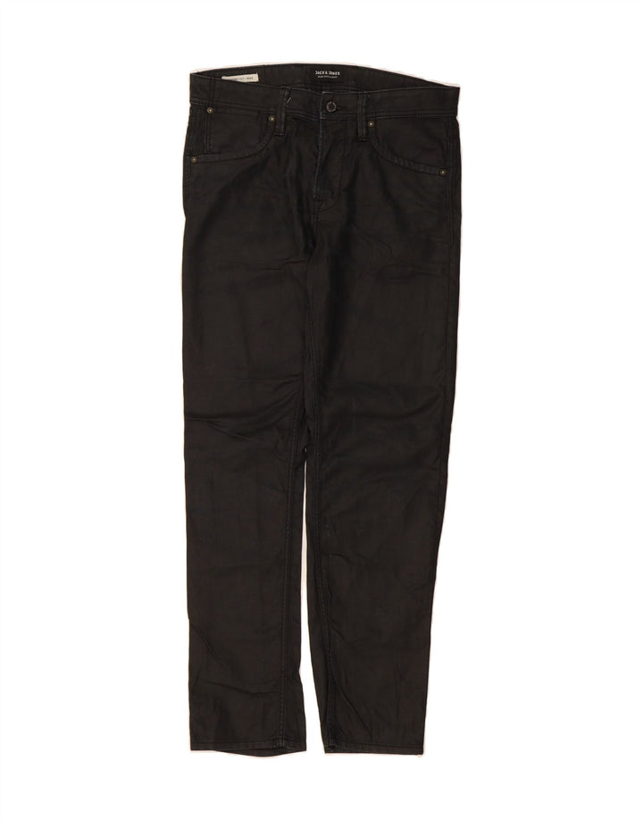 JACK & JONES Mens Mike Straight Jeans W32 L30 Navy Blue Cotton Vintage Jack & Jones and Second-Hand Jack & Jones from Messina Hembry 