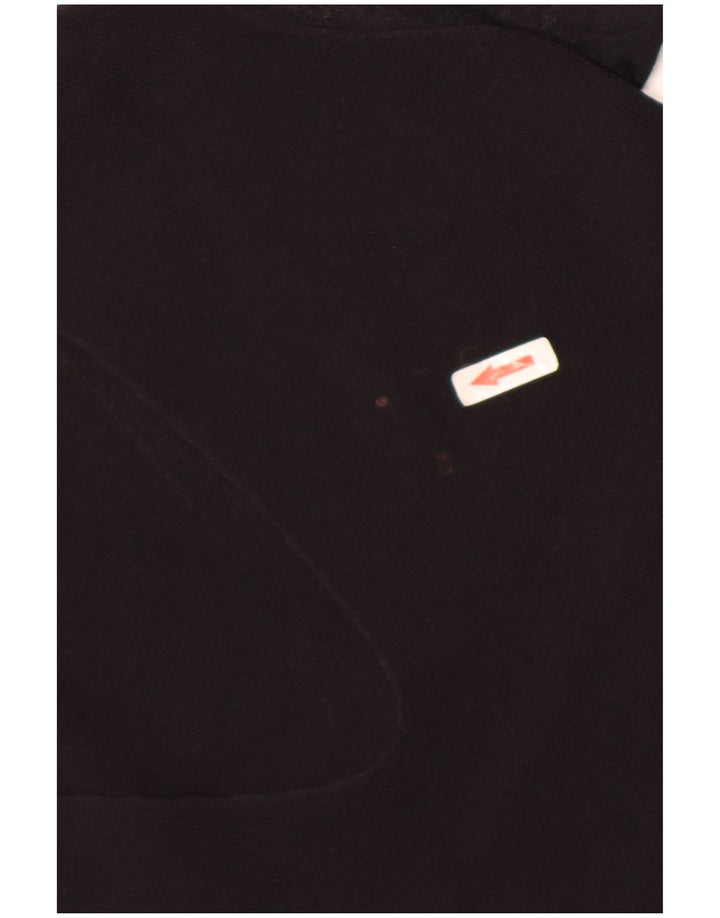 Zara Dame Top Langærmet UK 10 Small Black Viscose