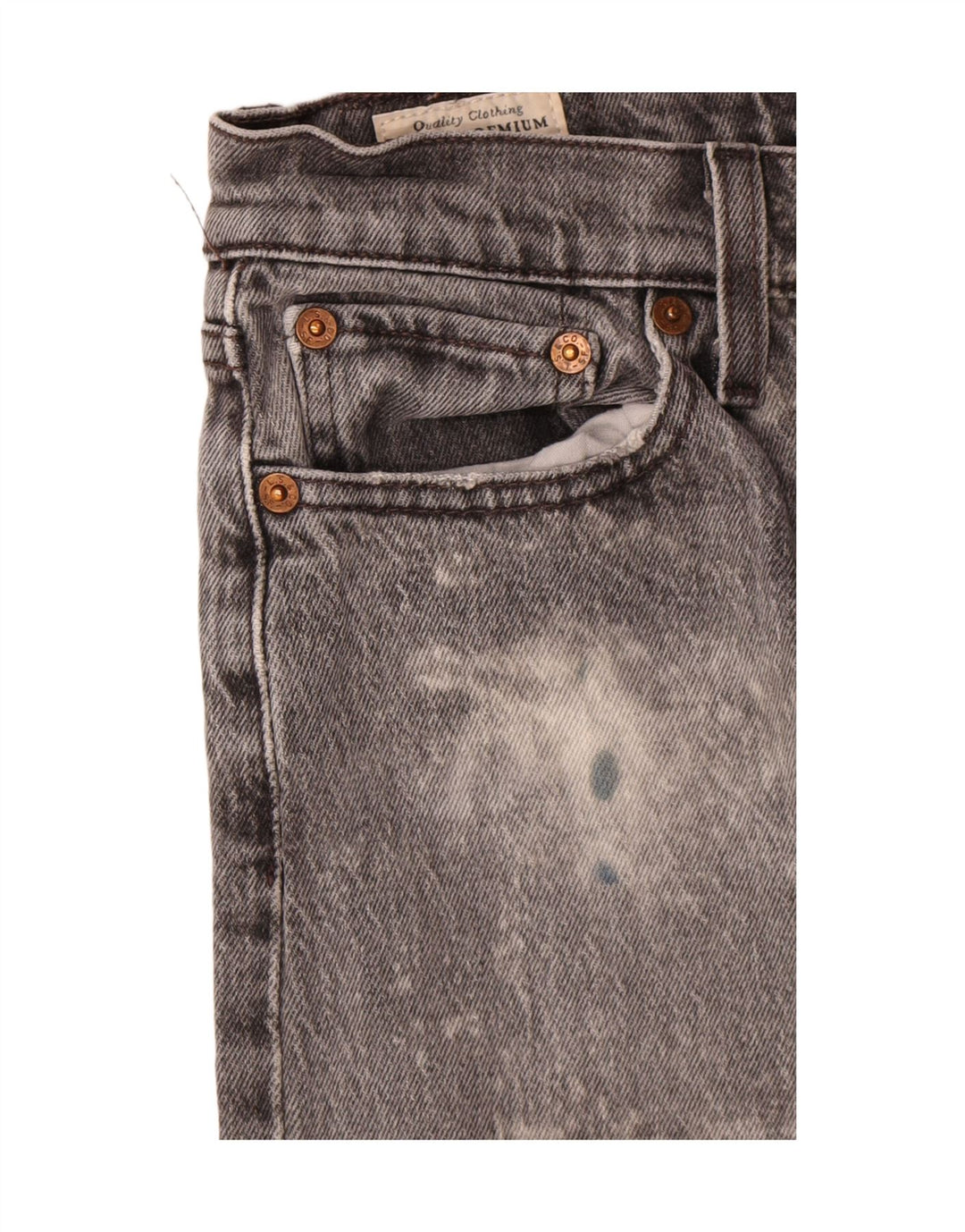 Levi's Dame Wedgie Straight Jeans W26 L26 Grå Bomuld
