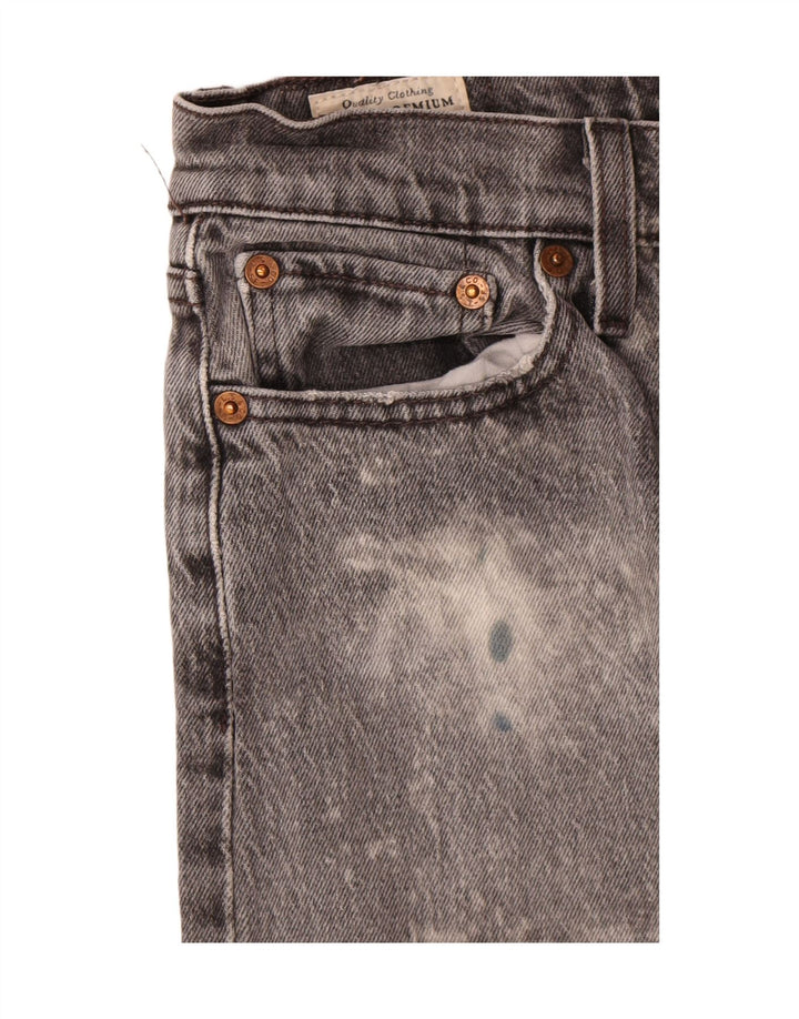 Levi's Dame Wedgie Straight Jeans W26 L26 Grå Bomuld