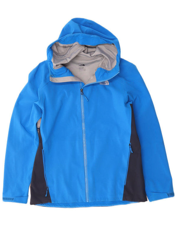 The North Face Herre Hooded Windbreaker Jacket UK 40 Large Blue Colourblock