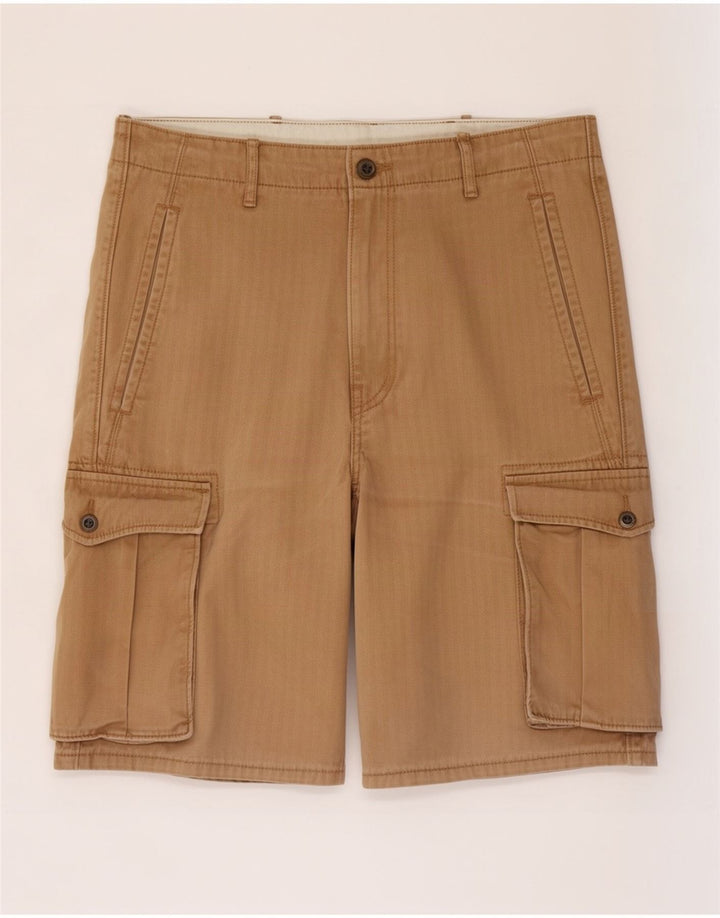Levi's Herre Cargo Shorts Large W34 Beige Bomuld