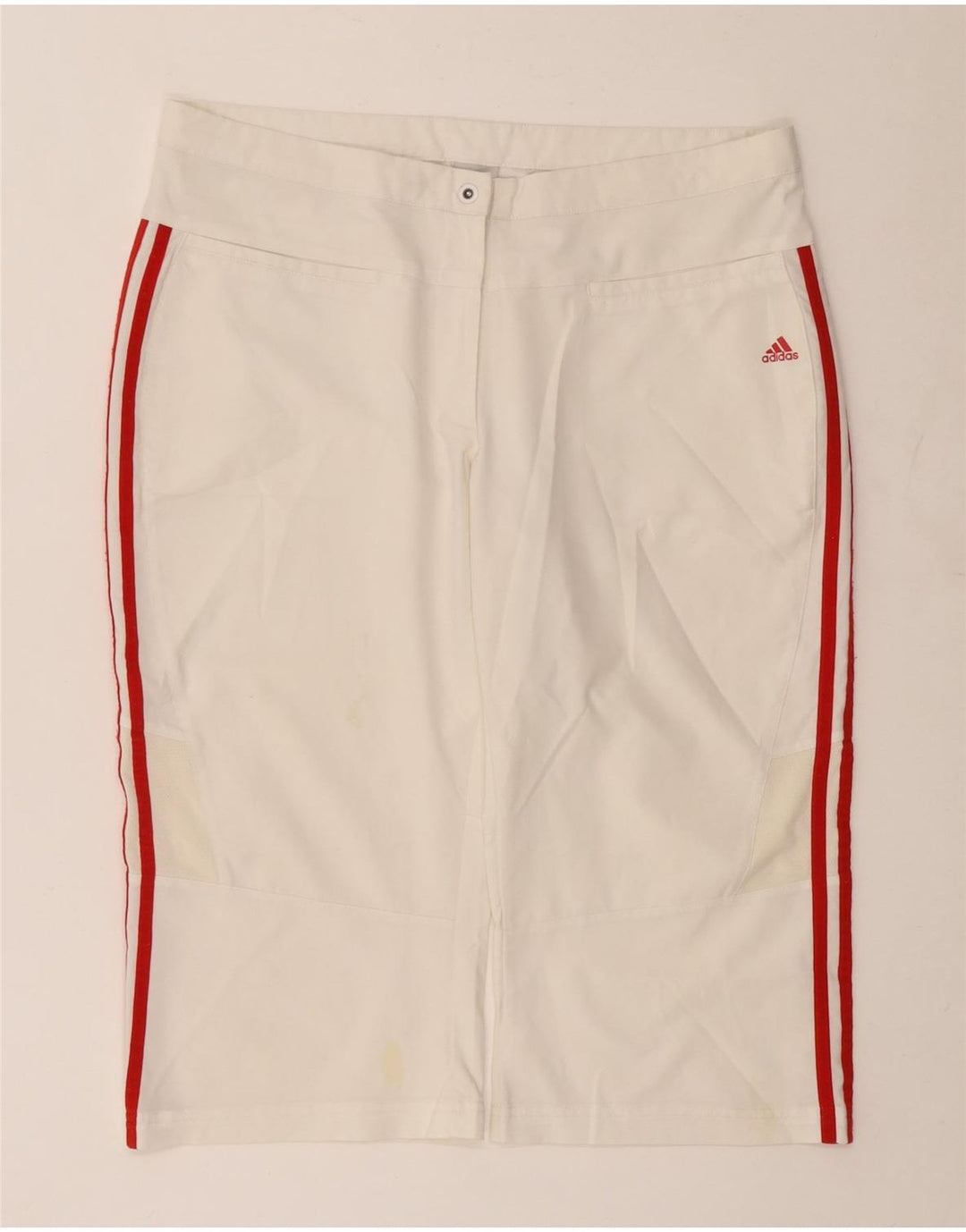 Adidas Bermuda Shorts til kvinder UK 18 XL W36 Hvid