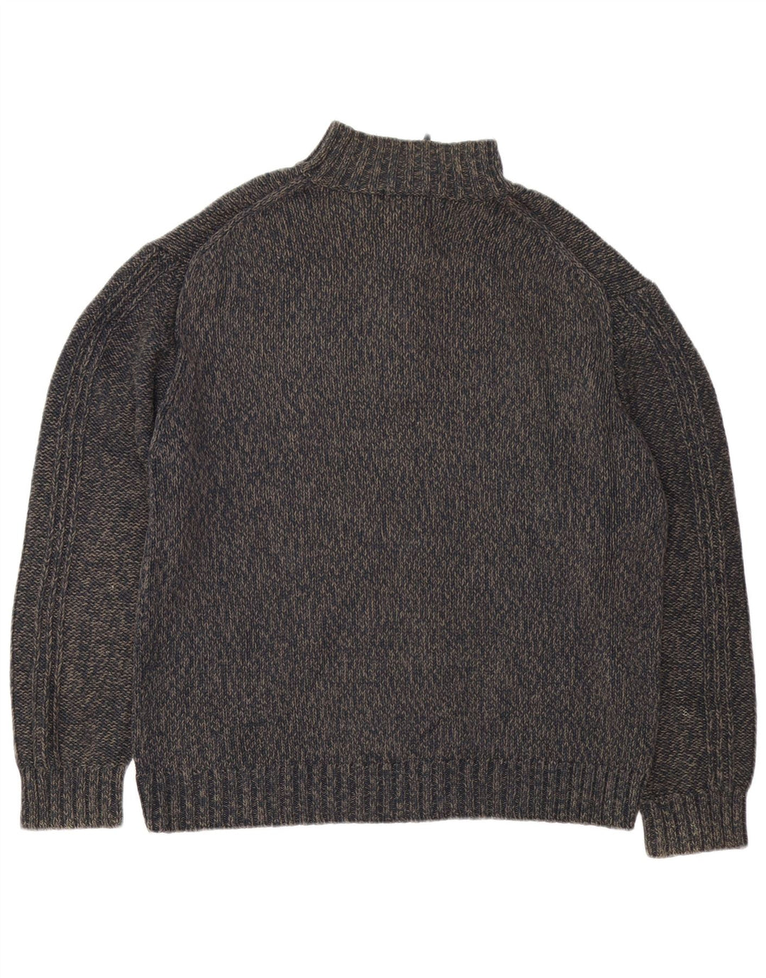 Marks & Spencer Herre Blue Harbor Zip Neck Jumper Sweater XL Navy Blue