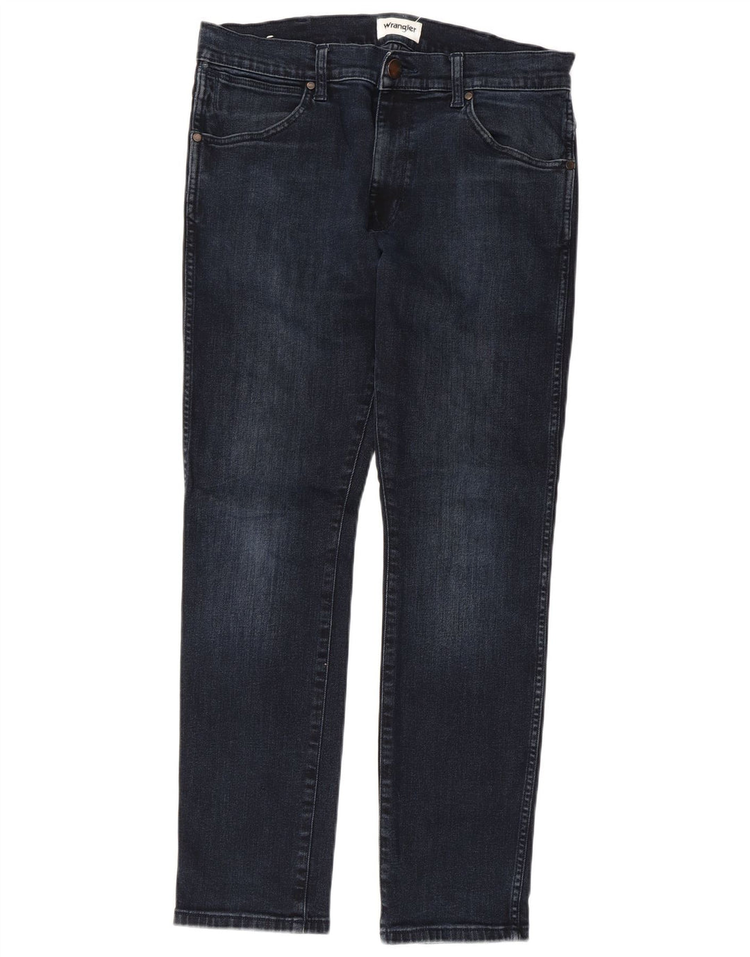 WRANGLER Herre Larston Slim Jeans W32 L32 Blå Bomuld