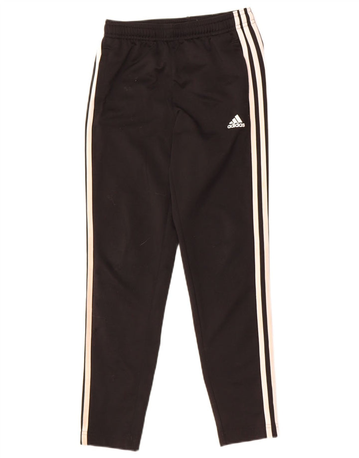 Adidas Boys Aeroready Tracksuit Bukser 9-10 år Sort polyester