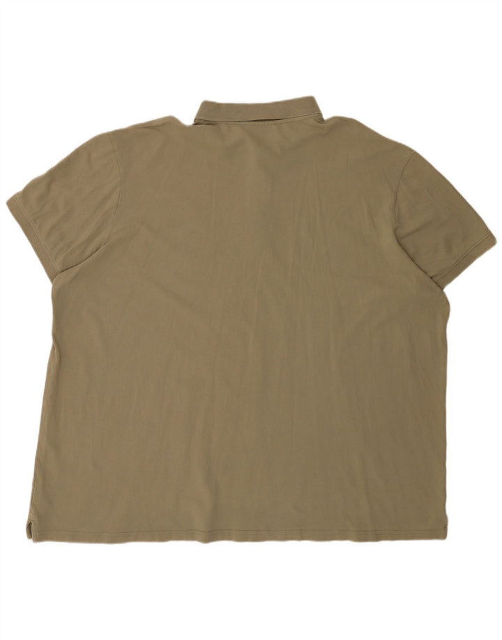 Kappa herre poloshirt 6XL Khaki Bomuld