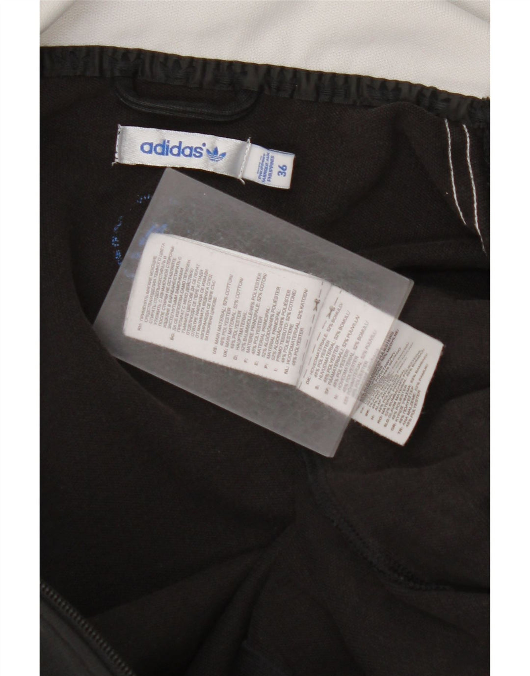 ADIDAS træningsdragt til kvinder EU 36 Small Black Colourblock Bomuld