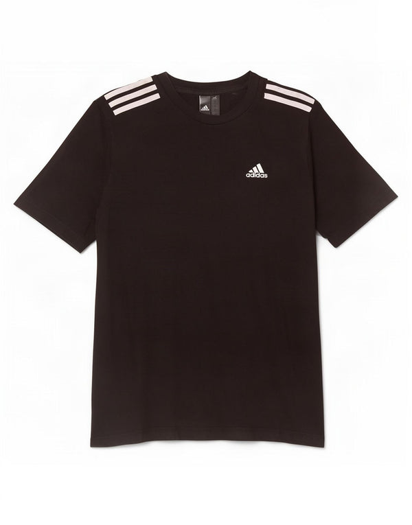 Adidas herre T-shirt top lille sort bomuld