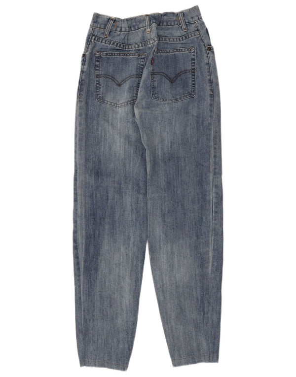 LEVI'S Girls 505 tilspidsede jeans 15-16 år W29 L29 blå bomuld