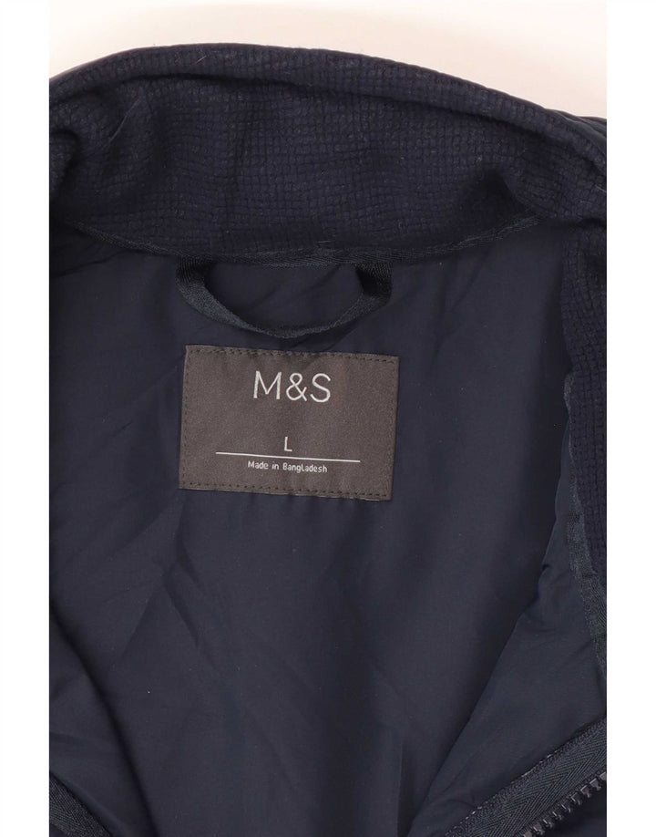 Marks & Spencer Herre træningsdragt Topjakke Stor marineblå farveblok