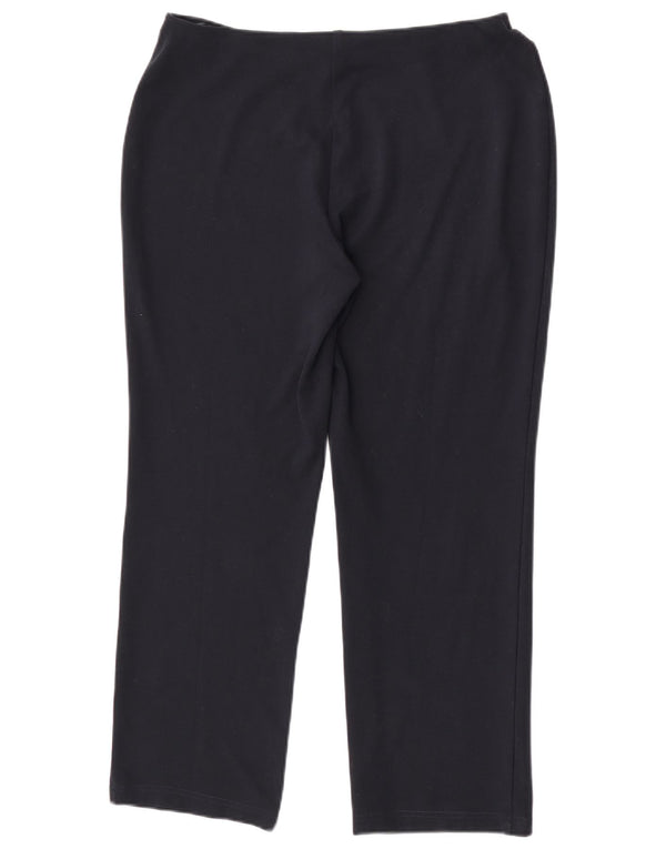 Marks & Spencer Dame Casual Bukser UK 14 Large W34 L27 Navy Blue