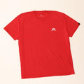 ALPHA INDUSTRIES Womens Graphic T-Shirt Top UK 22 3XL Red Polyester Vintage Alpha Industries and Second-Hand Alpha Industries from Messina Hembry 