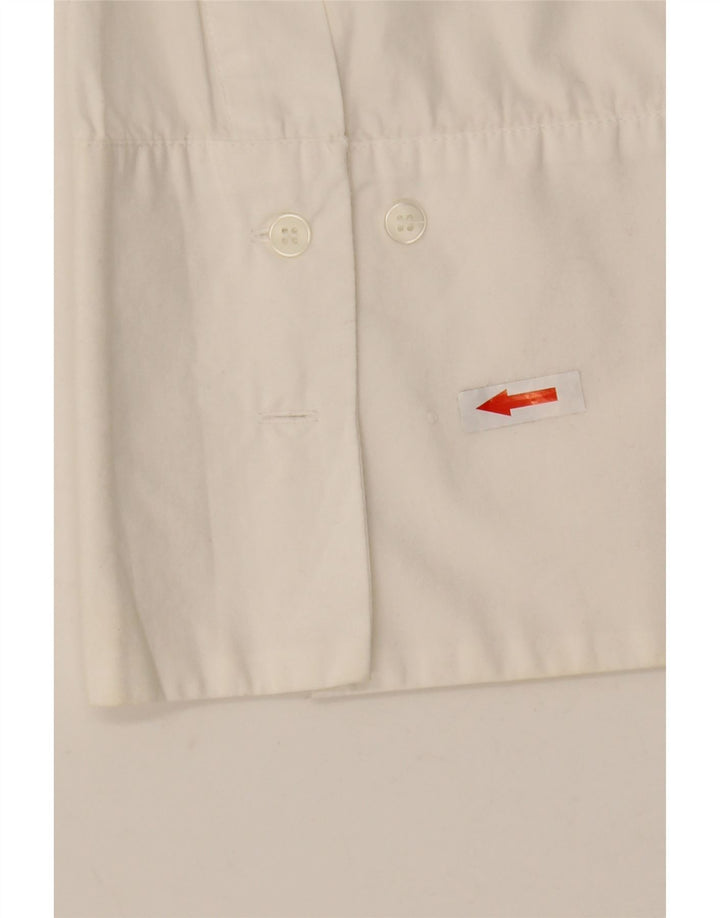 ZARA Oversized skjortebluse til kvinder UK 10 Small White