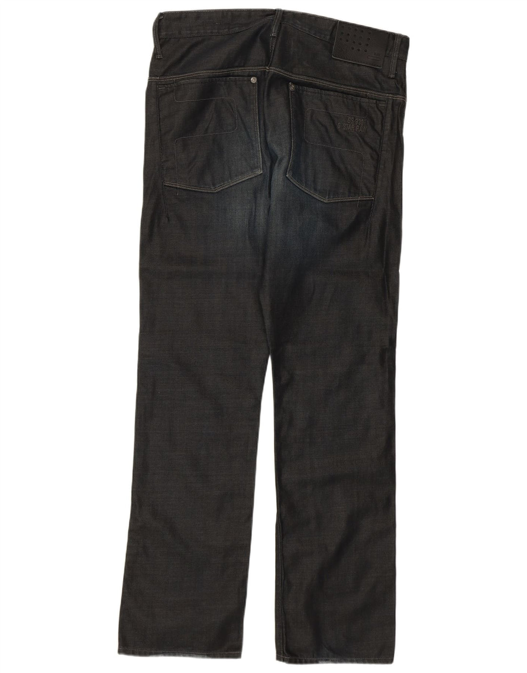 G-Star Straight Jeans til mænd W33 L32 Marineblå bomuld