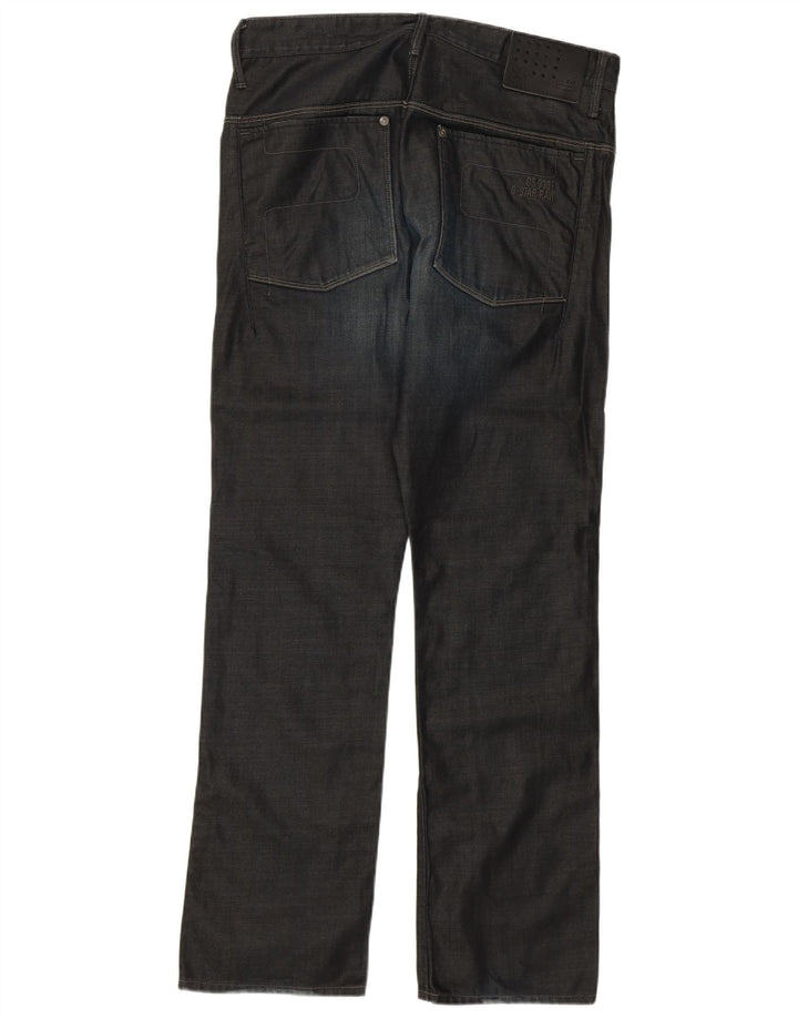 G-Star Straight Jeans til mænd W33 L32 Marineblå bomuld