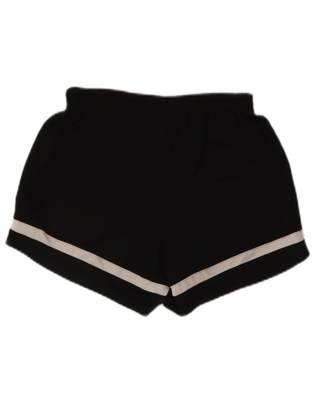Nike Dame Dri Fit Sports Shorts UK 8 Small Black Colourblock Polyester