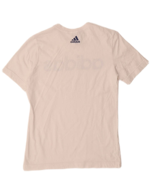 Adidas drenge grafisk t-shirt top 13-14 år hvid